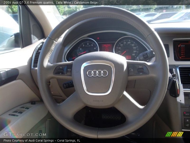 Calla White / Cardamom Beige 2009 Audi Q7 3.6 Premium quattro