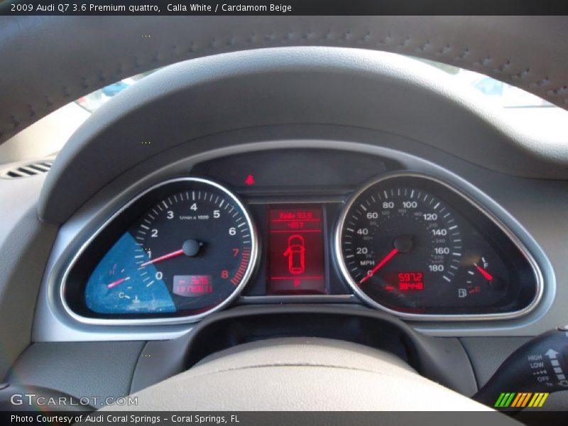 Calla White / Cardamom Beige 2009 Audi Q7 3.6 Premium quattro