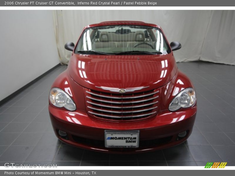 Inferno Red Crystal Pearl / Pastel Pebble Beige 2006 Chrysler PT Cruiser GT Convertible