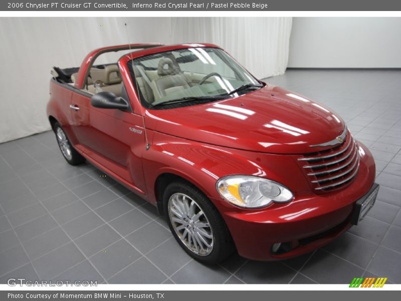 Inferno Red Crystal Pearl / Pastel Pebble Beige 2006 Chrysler PT Cruiser GT Convertible