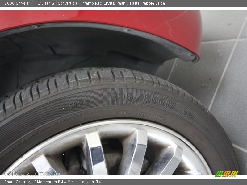 Inferno Red Crystal Pearl / Pastel Pebble Beige 2006 Chrysler PT Cruiser GT Convertible