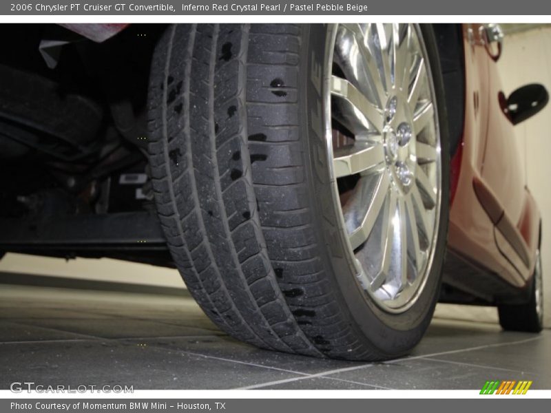 Inferno Red Crystal Pearl / Pastel Pebble Beige 2006 Chrysler PT Cruiser GT Convertible