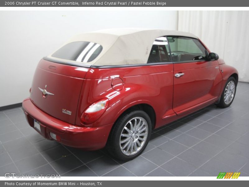 Inferno Red Crystal Pearl / Pastel Pebble Beige 2006 Chrysler PT Cruiser GT Convertible