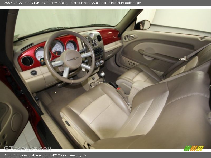 Pastel Pebble Beige Interior - 2006 PT Cruiser GT Convertible 