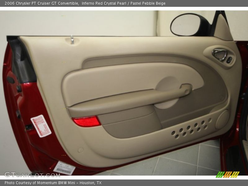 Inferno Red Crystal Pearl / Pastel Pebble Beige 2006 Chrysler PT Cruiser GT Convertible
