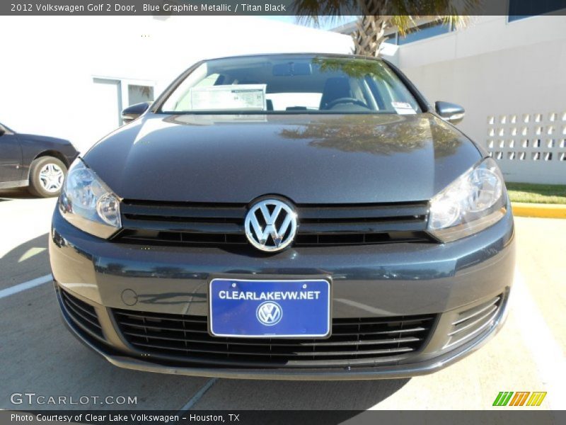 Blue Graphite Metallic / Titan Black 2012 Volkswagen Golf 2 Door