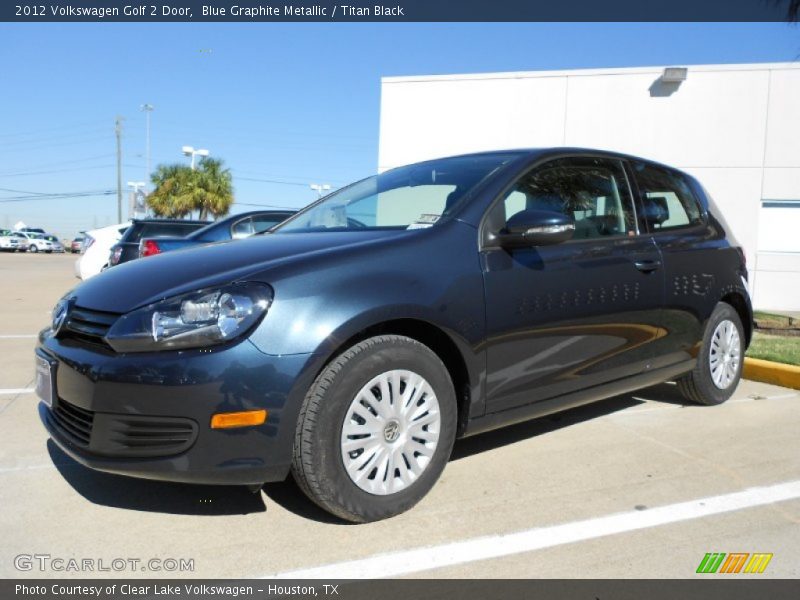 Blue Graphite Metallic / Titan Black 2012 Volkswagen Golf 2 Door