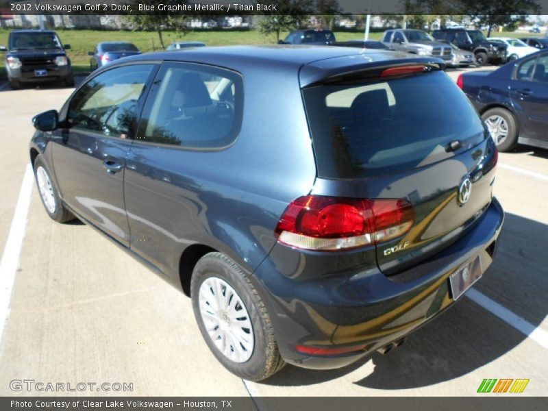 Blue Graphite Metallic / Titan Black 2012 Volkswagen Golf 2 Door
