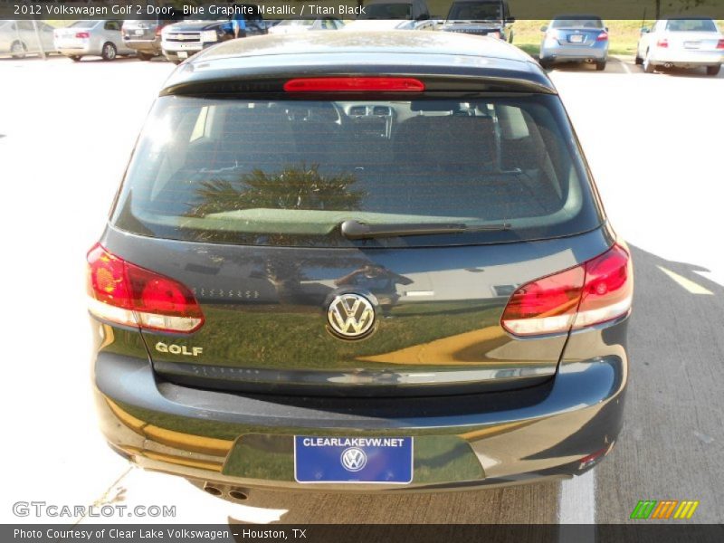 Blue Graphite Metallic / Titan Black 2012 Volkswagen Golf 2 Door