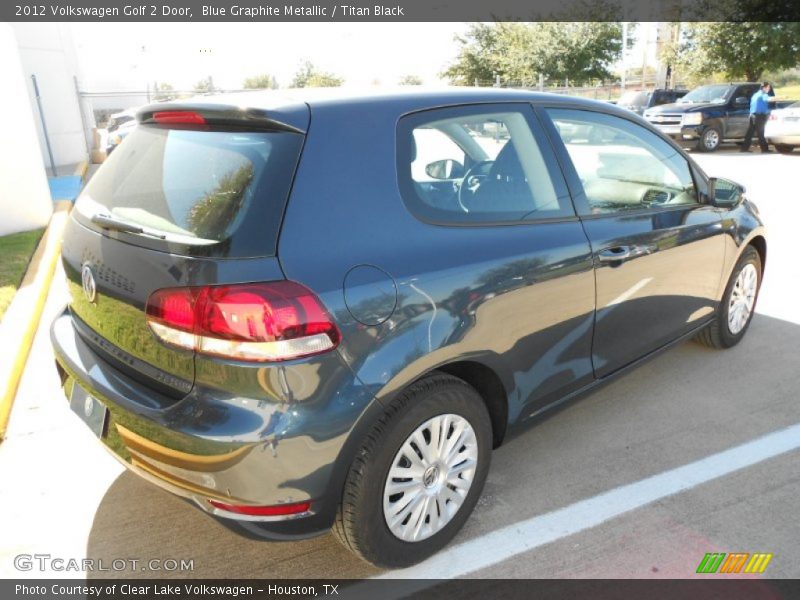 Blue Graphite Metallic / Titan Black 2012 Volkswagen Golf 2 Door