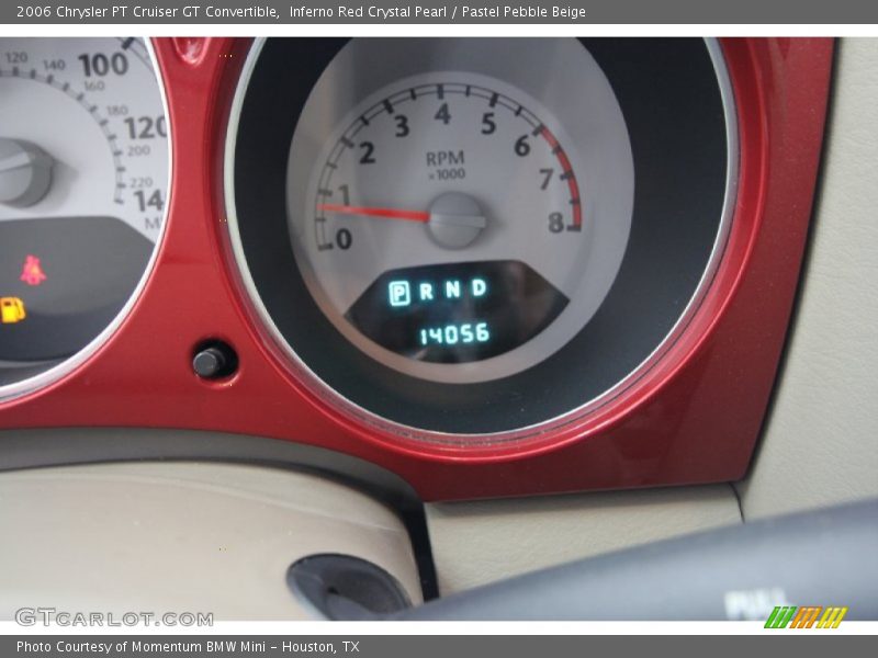 Inferno Red Crystal Pearl / Pastel Pebble Beige 2006 Chrysler PT Cruiser GT Convertible