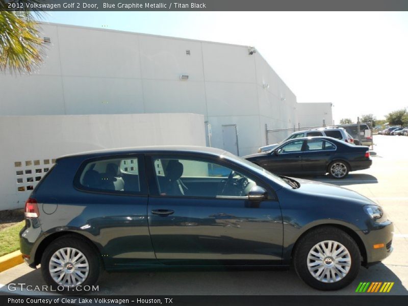 Blue Graphite Metallic / Titan Black 2012 Volkswagen Golf 2 Door