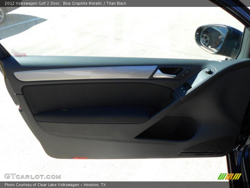 Blue Graphite Metallic / Titan Black 2012 Volkswagen Golf 2 Door