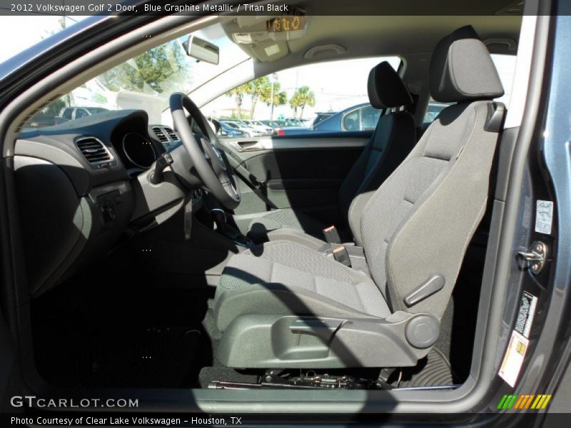 Blue Graphite Metallic / Titan Black 2012 Volkswagen Golf 2 Door