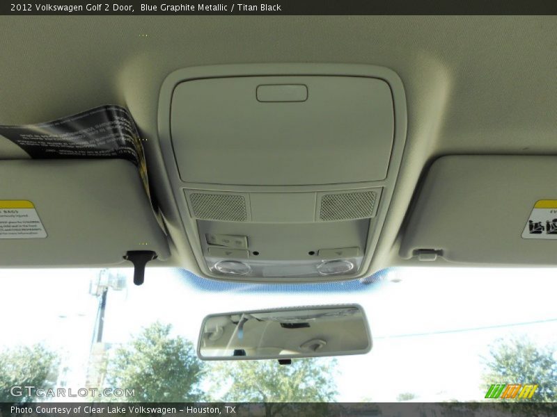 Blue Graphite Metallic / Titan Black 2012 Volkswagen Golf 2 Door
