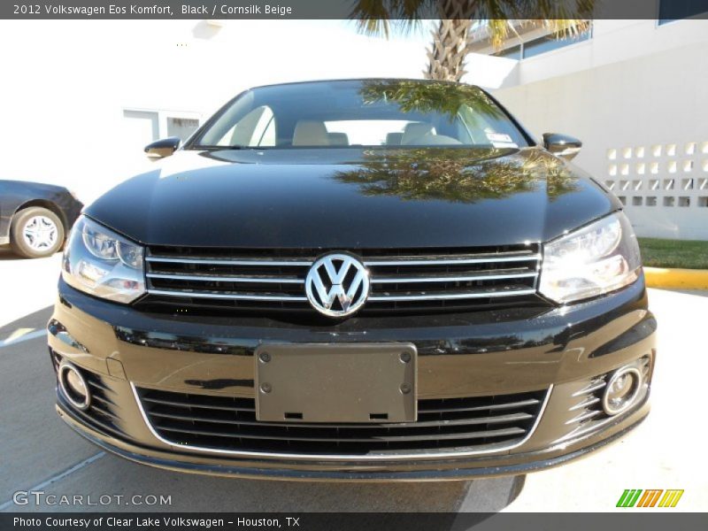 Black / Cornsilk Beige 2012 Volkswagen Eos Komfort