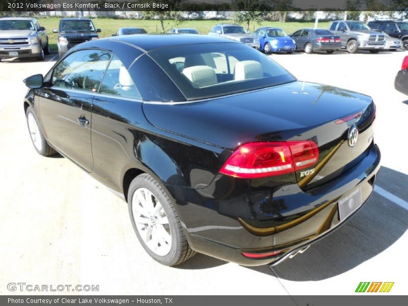 Black / Cornsilk Beige 2012 Volkswagen Eos Komfort