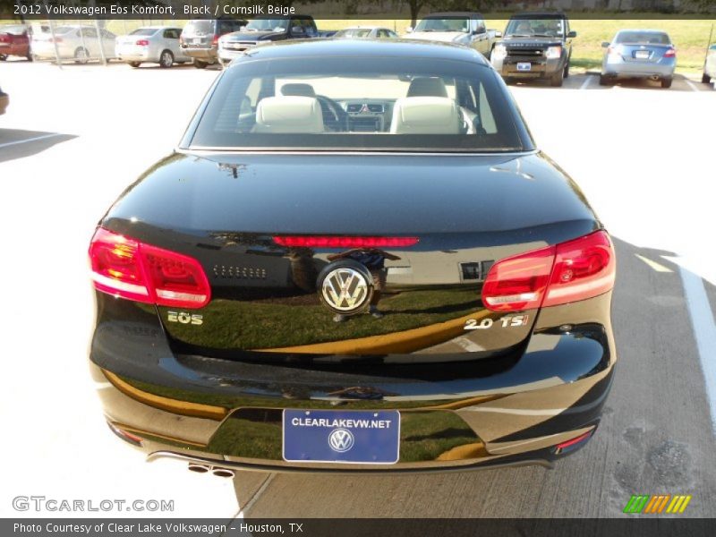 Black / Cornsilk Beige 2012 Volkswagen Eos Komfort