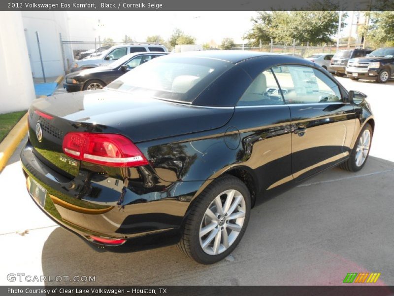 Black / Cornsilk Beige 2012 Volkswagen Eos Komfort