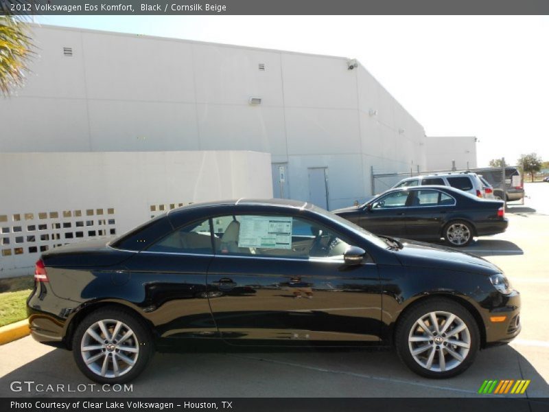 Black / Cornsilk Beige 2012 Volkswagen Eos Komfort