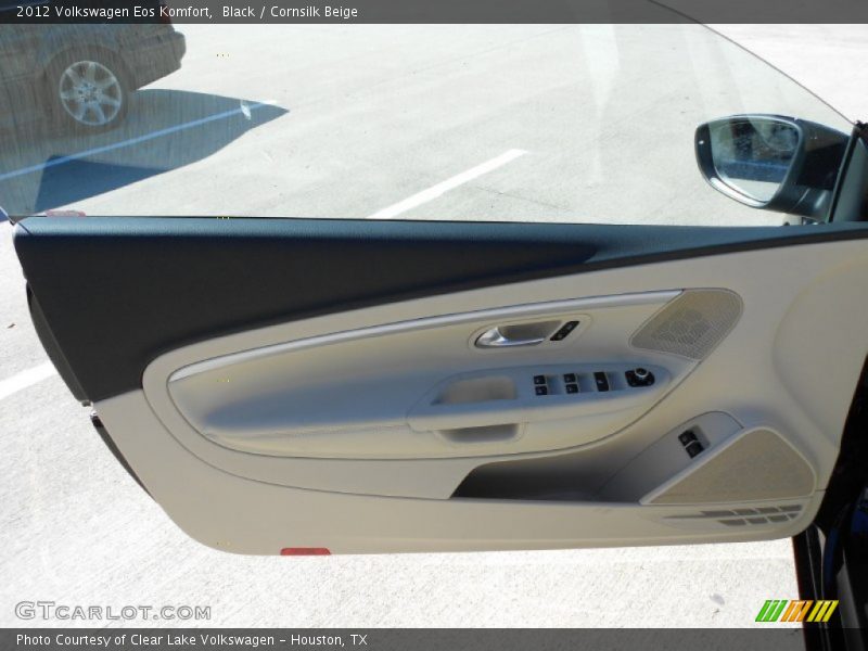 Black / Cornsilk Beige 2012 Volkswagen Eos Komfort