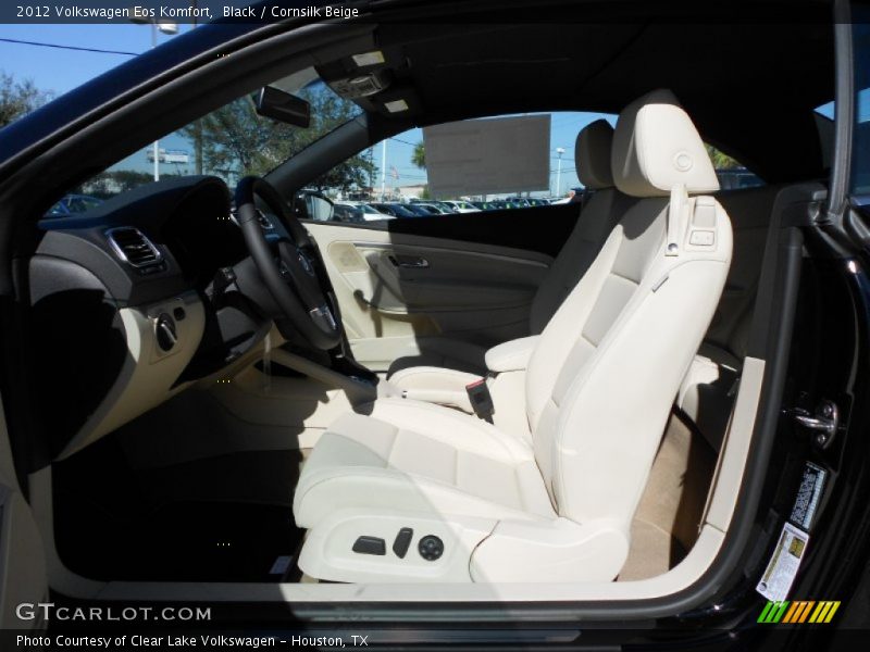 Black / Cornsilk Beige 2012 Volkswagen Eos Komfort
