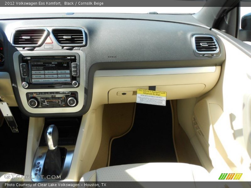 Black / Cornsilk Beige 2012 Volkswagen Eos Komfort