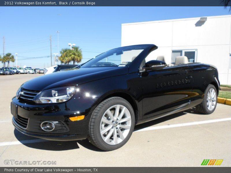 Black / Cornsilk Beige 2012 Volkswagen Eos Komfort