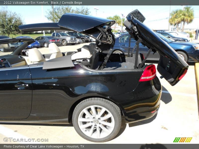 Black / Cornsilk Beige 2012 Volkswagen Eos Komfort