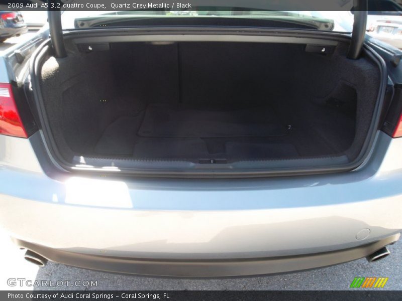Quartz Grey Metallic / Black 2009 Audi A5 3.2 quattro Coupe