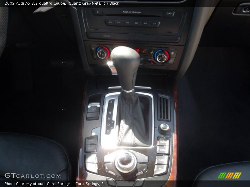 Quartz Grey Metallic / Black 2009 Audi A5 3.2 quattro Coupe