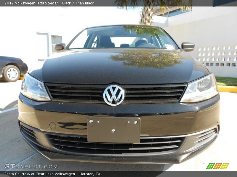 Black / Titan Black 2012 Volkswagen Jetta S Sedan