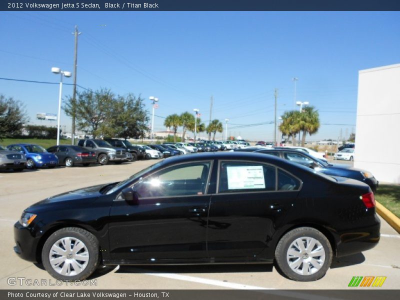 Black / Titan Black 2012 Volkswagen Jetta S Sedan