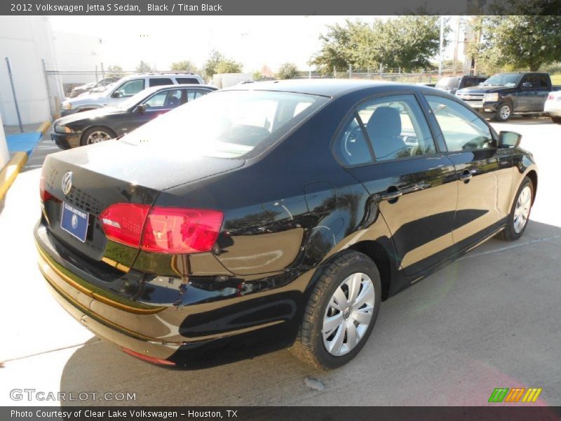 Black / Titan Black 2012 Volkswagen Jetta S Sedan