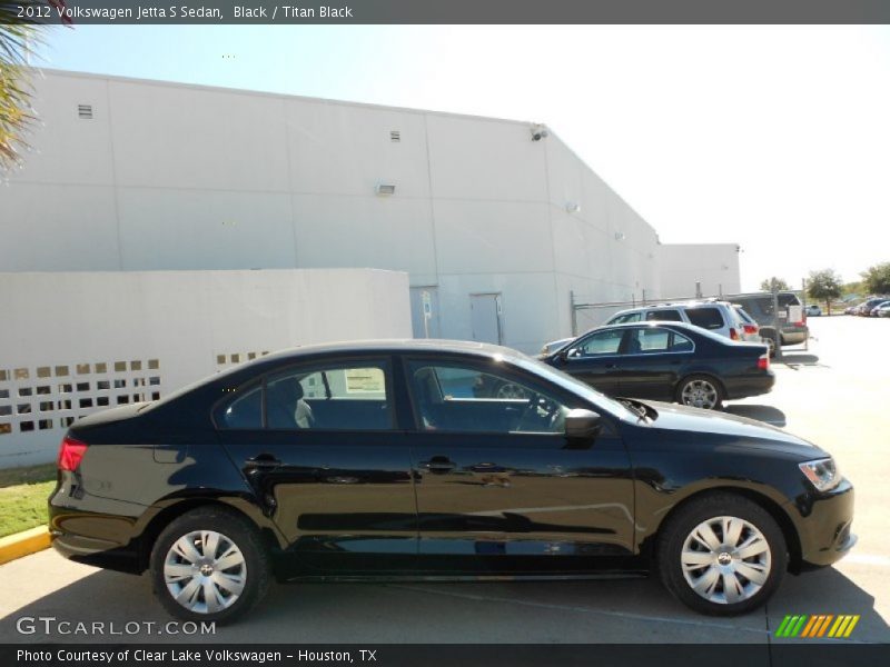 Black / Titan Black 2012 Volkswagen Jetta S Sedan