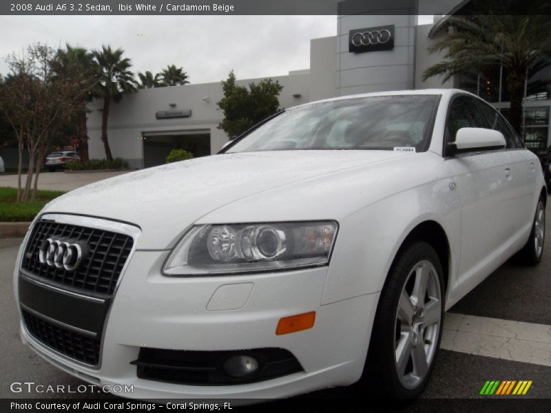Ibis White / Cardamom Beige 2008 Audi A6 3.2 Sedan