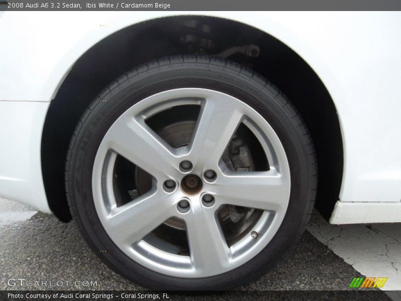 Ibis White / Cardamom Beige 2008 Audi A6 3.2 Sedan
