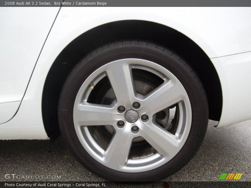 Ibis White / Cardamom Beige 2008 Audi A6 3.2 Sedan