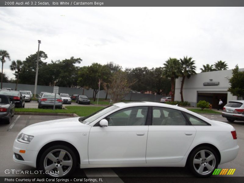 Ibis White / Cardamom Beige 2008 Audi A6 3.2 Sedan