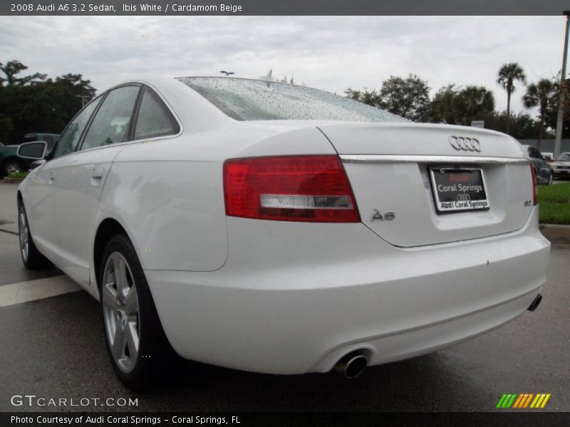 Ibis White / Cardamom Beige 2008 Audi A6 3.2 Sedan