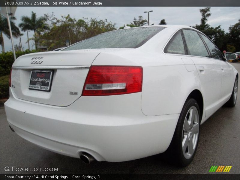 Ibis White / Cardamom Beige 2008 Audi A6 3.2 Sedan