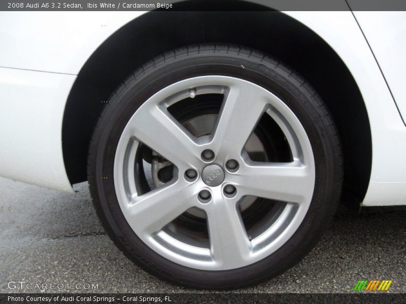 Ibis White / Cardamom Beige 2008 Audi A6 3.2 Sedan