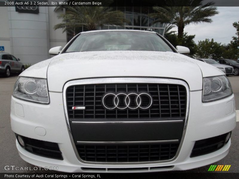 Ibis White / Cardamom Beige 2008 Audi A6 3.2 Sedan