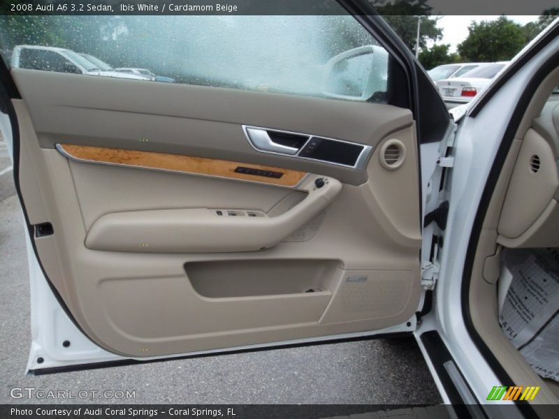 Ibis White / Cardamom Beige 2008 Audi A6 3.2 Sedan