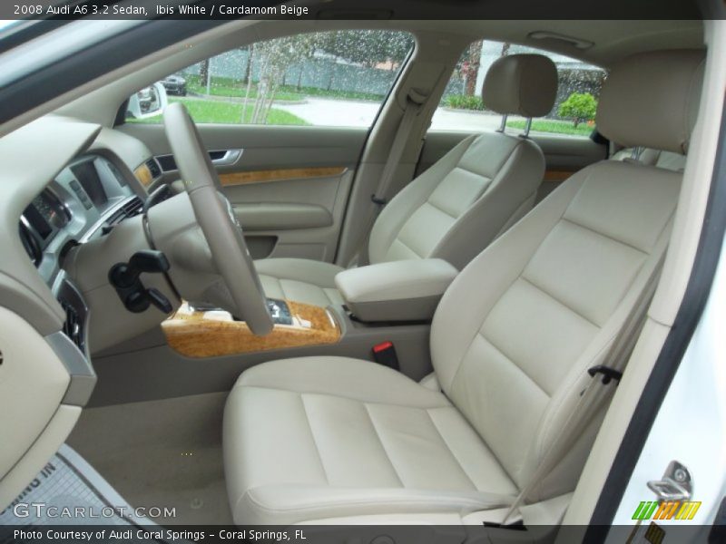 Ibis White / Cardamom Beige 2008 Audi A6 3.2 Sedan