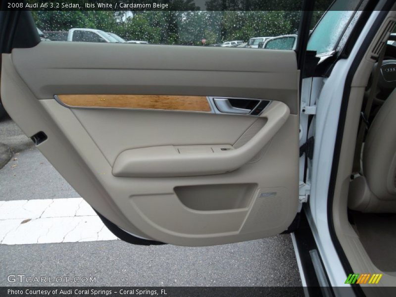 Ibis White / Cardamom Beige 2008 Audi A6 3.2 Sedan