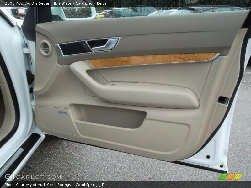 Ibis White / Cardamom Beige 2008 Audi A6 3.2 Sedan