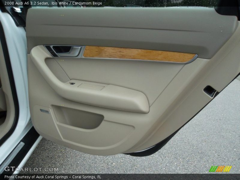 Ibis White / Cardamom Beige 2008 Audi A6 3.2 Sedan