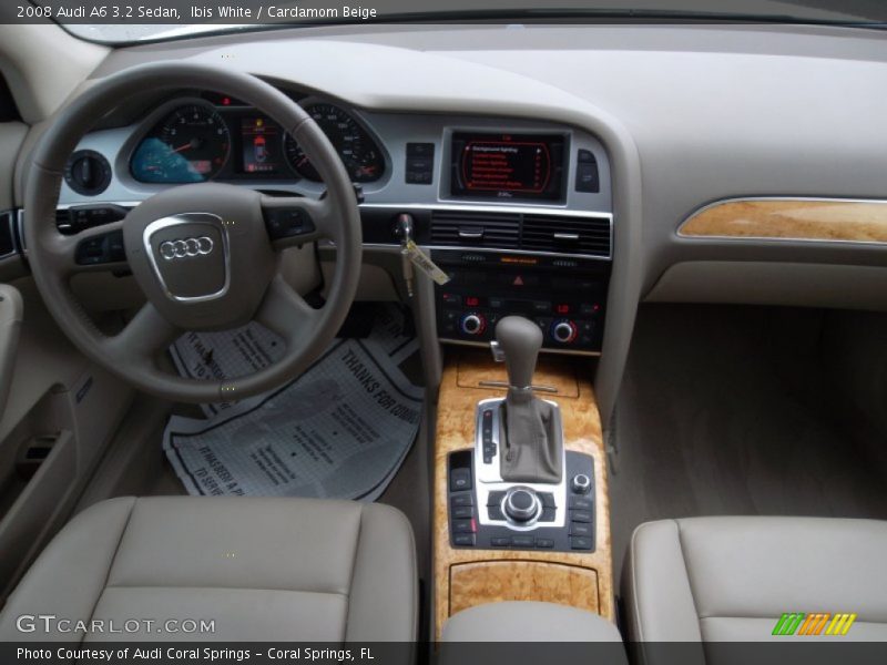 Ibis White / Cardamom Beige 2008 Audi A6 3.2 Sedan