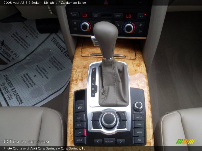 Ibis White / Cardamom Beige 2008 Audi A6 3.2 Sedan